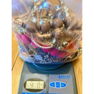 4lb Junk Jewelry Lot Craft Use - Lot 3